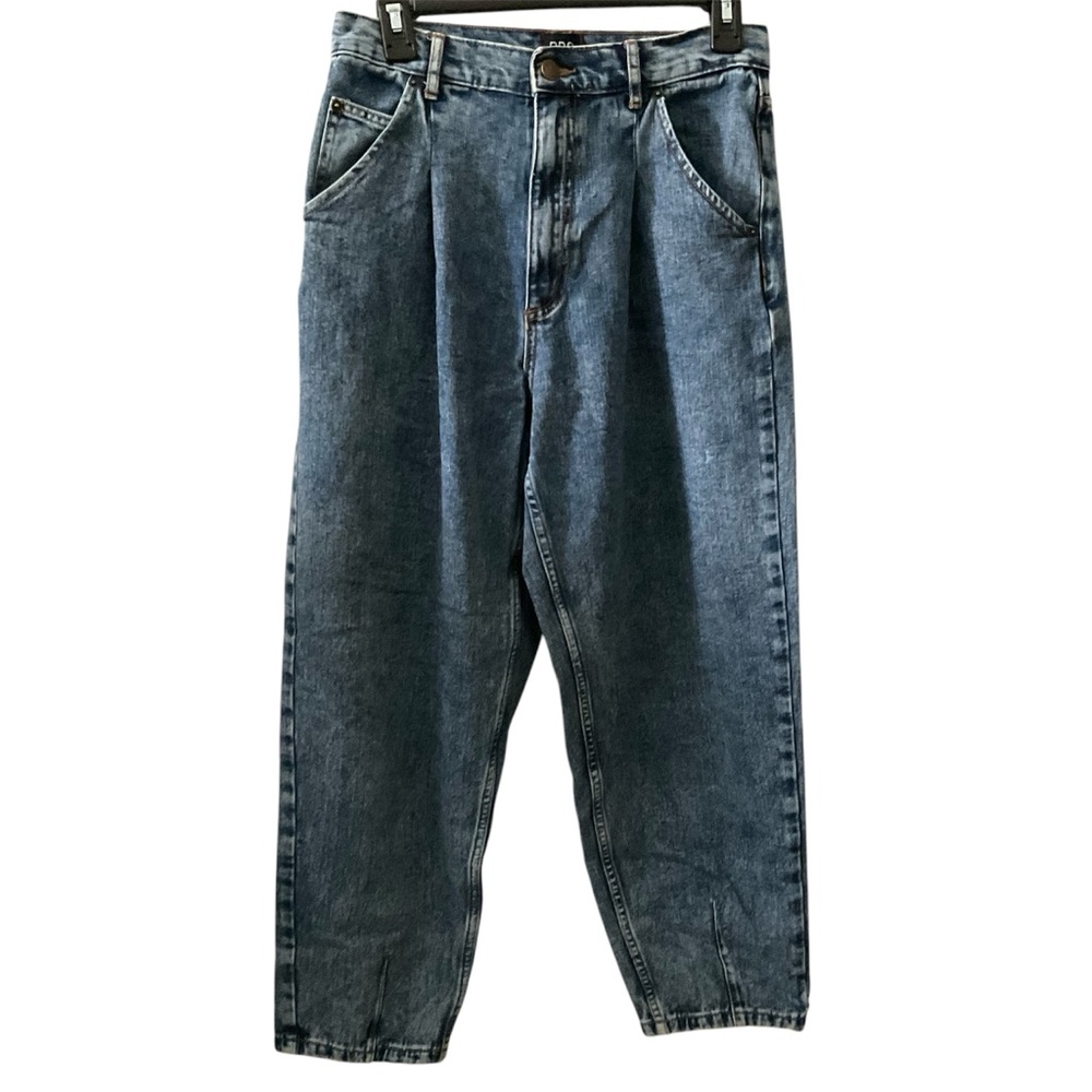 BDG Urban Outfitters Jeans High Rise Baggy Tapered Blue Denim Womens Size 27